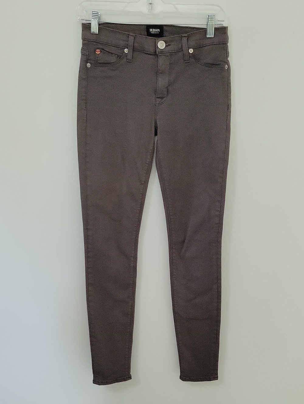 Hudson Jeans Gray Skinny Jeans, Size 26